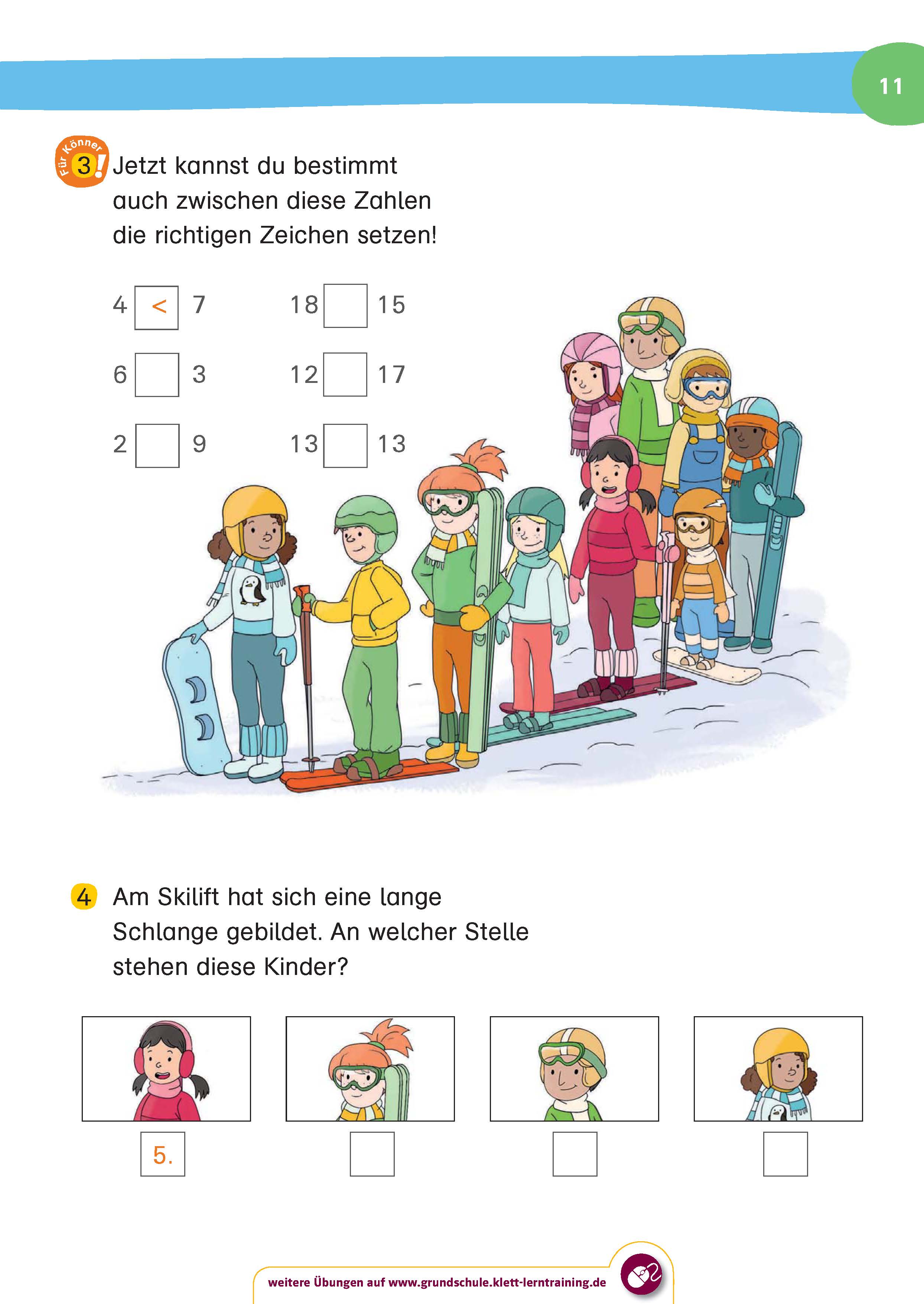 Klett So werde ich spitze! Mathe, Rechnen bis 20, 1. Klasse