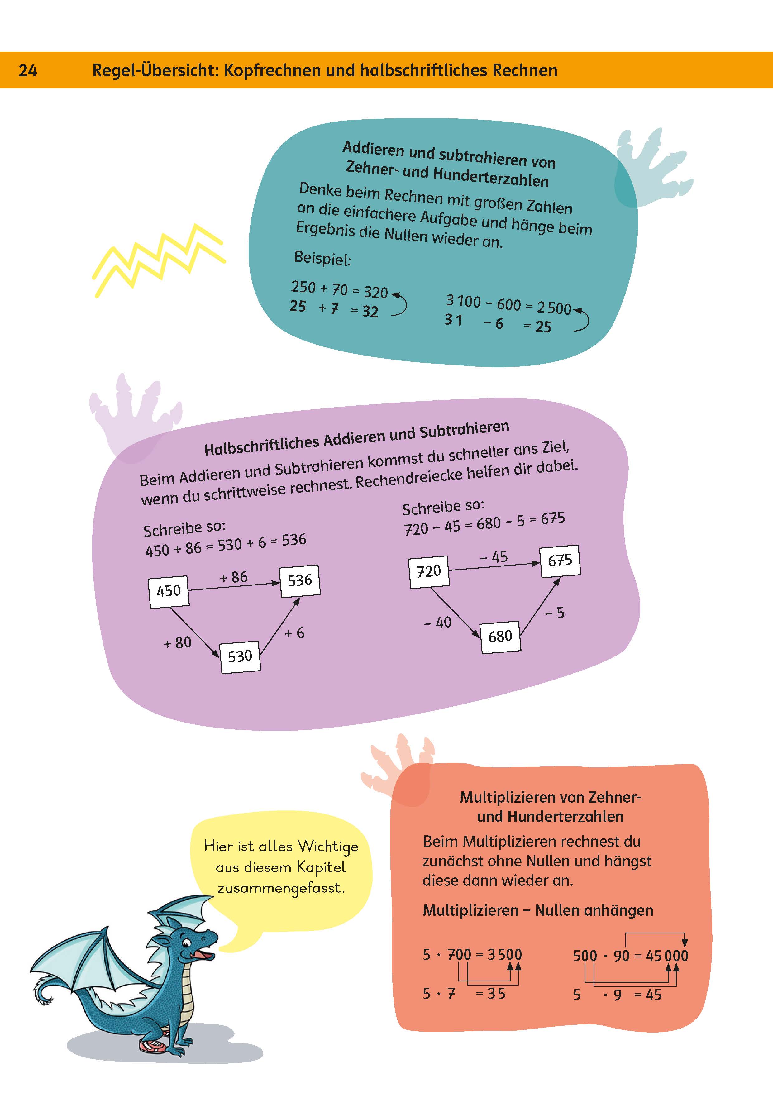 Klett Team Drachenstark: Das große Trainingsbuch Mathe 4. Klasse