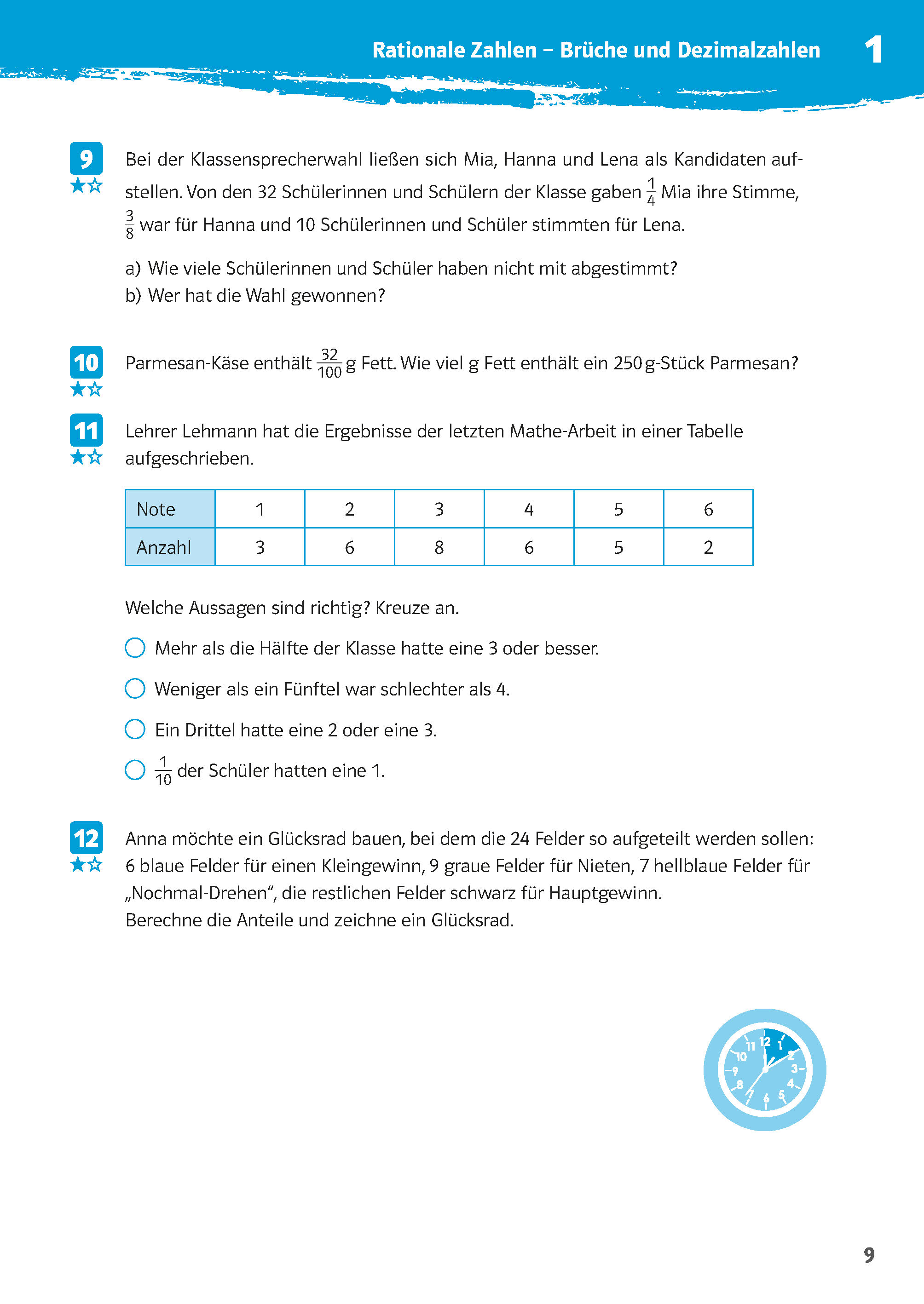 Klett 10-Minuten-Training Mathematik Textaufgaben 6. Klasse