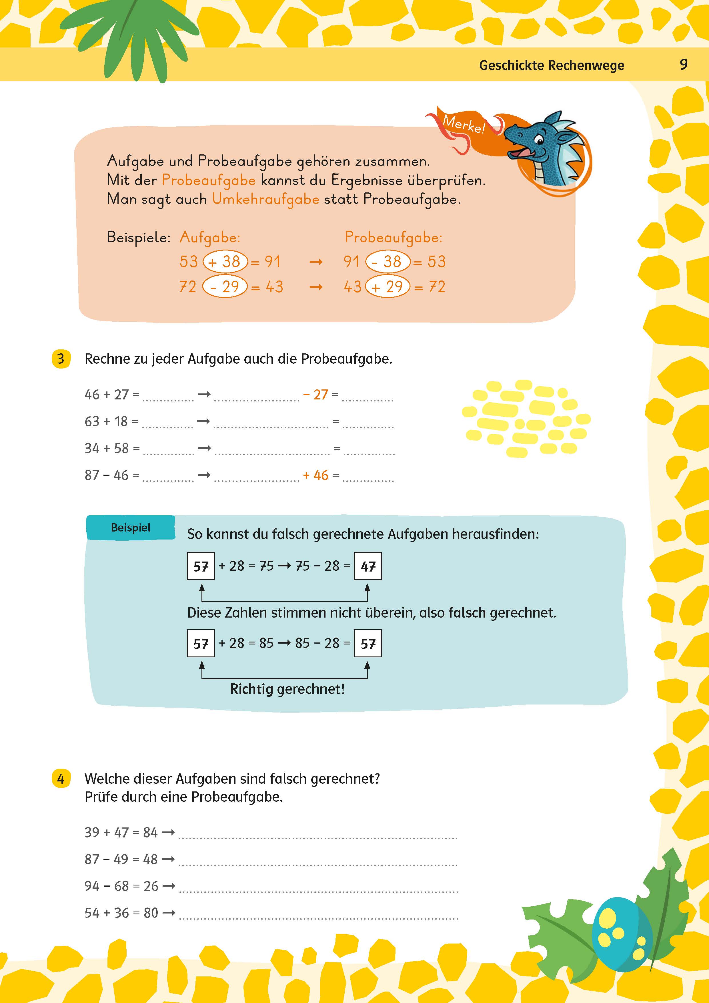 Klett Team Drachenstark: Das große Trainingsbuch Mathe 3. Klasse