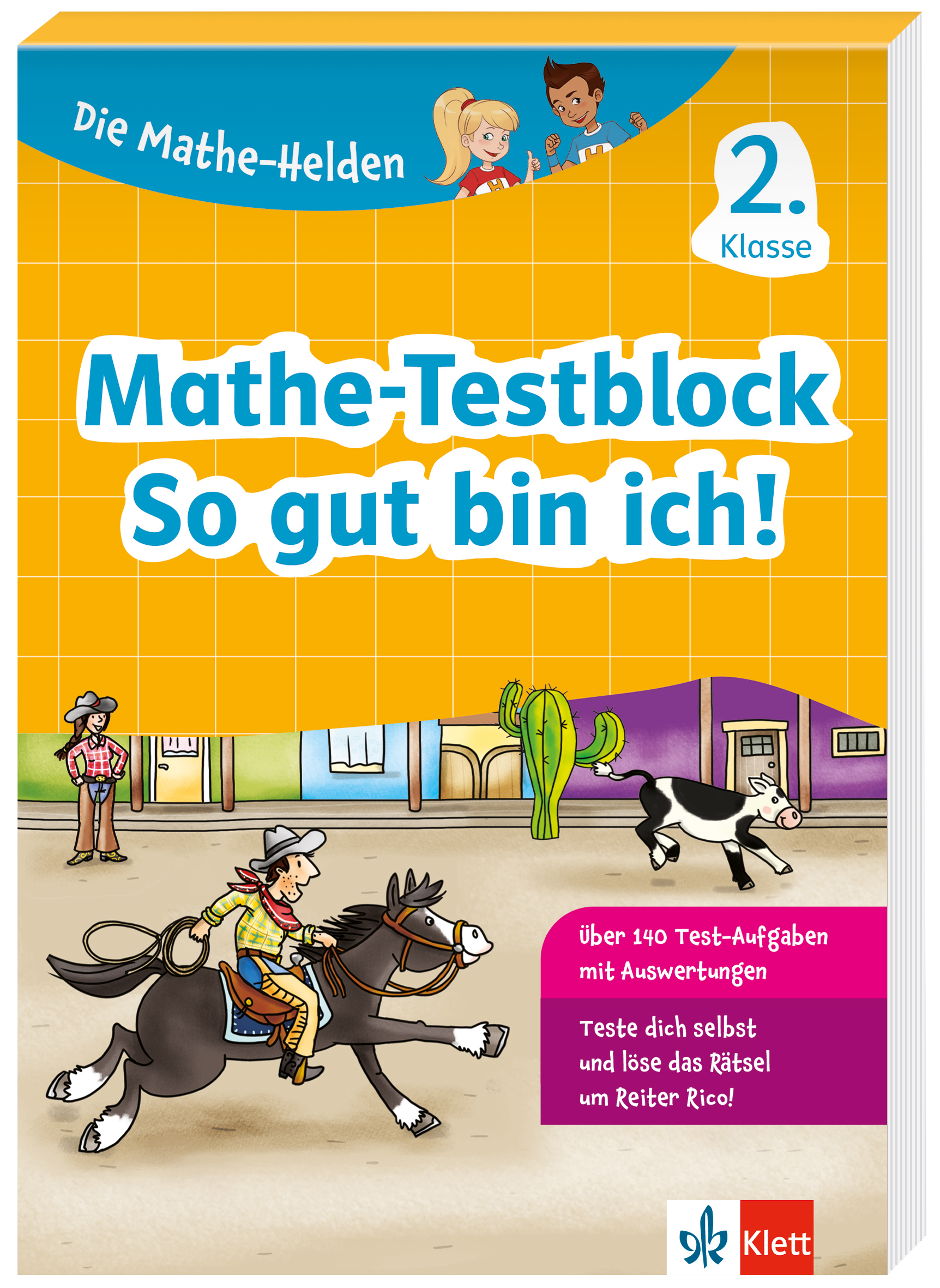 Klett Die Mathe-Helden: Mathe-Testblock So gut bin ich! 2. Klasse