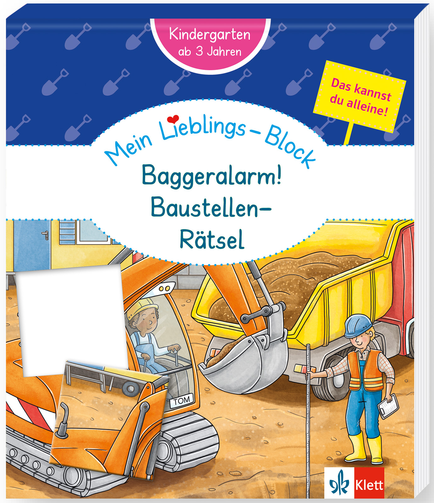 Klett Mein Lieblings-Block Baggeralarm! Baustellen-Rätsel