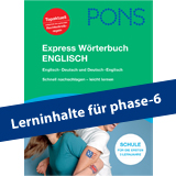 Präpositionen üben mit dem PONS Express Wörterbuch Englisch