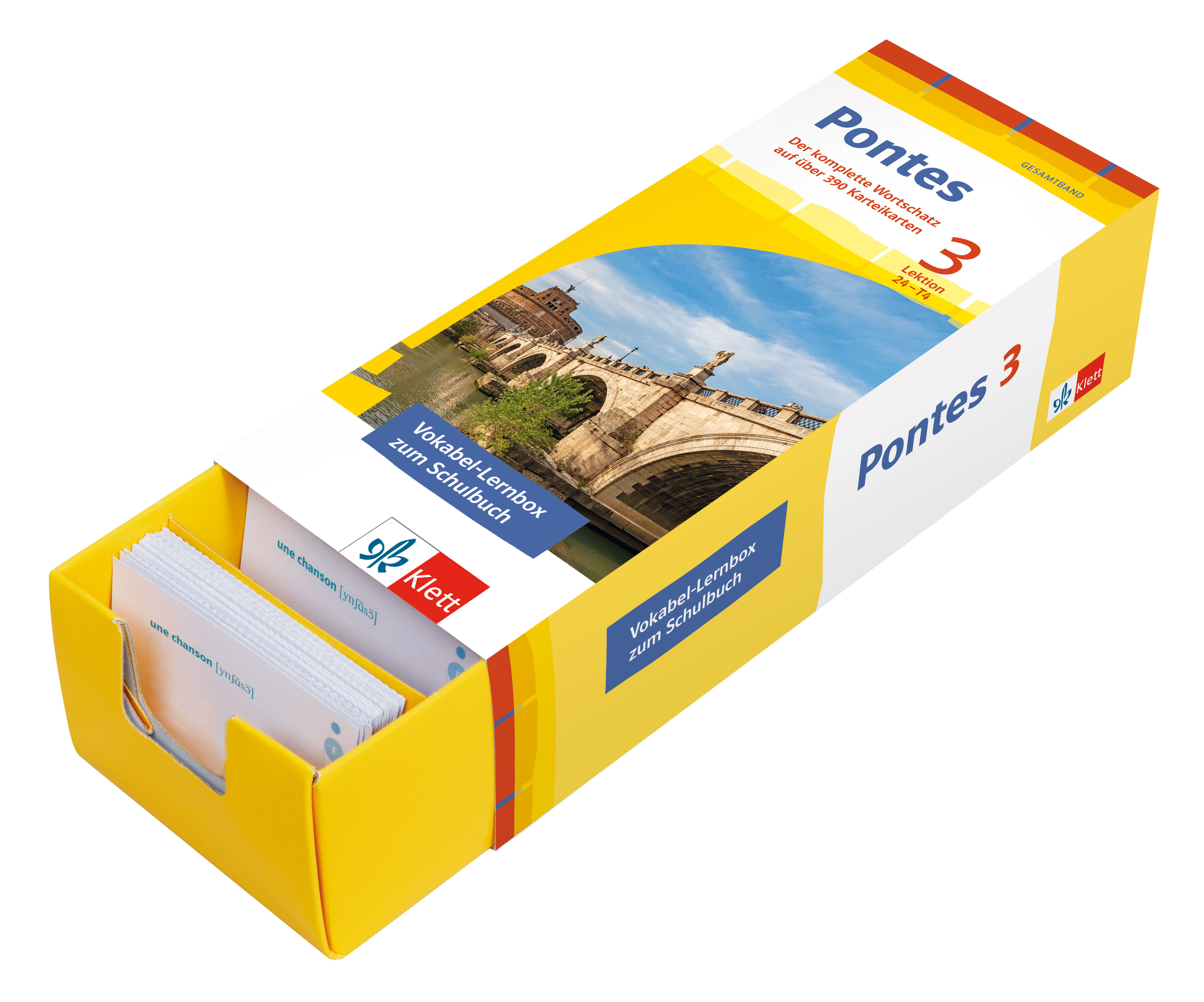 Pontes 3 Gesamtband (ab 2020) - Vokabel-Lernbox zum Schulbuch 3. Lernjahr