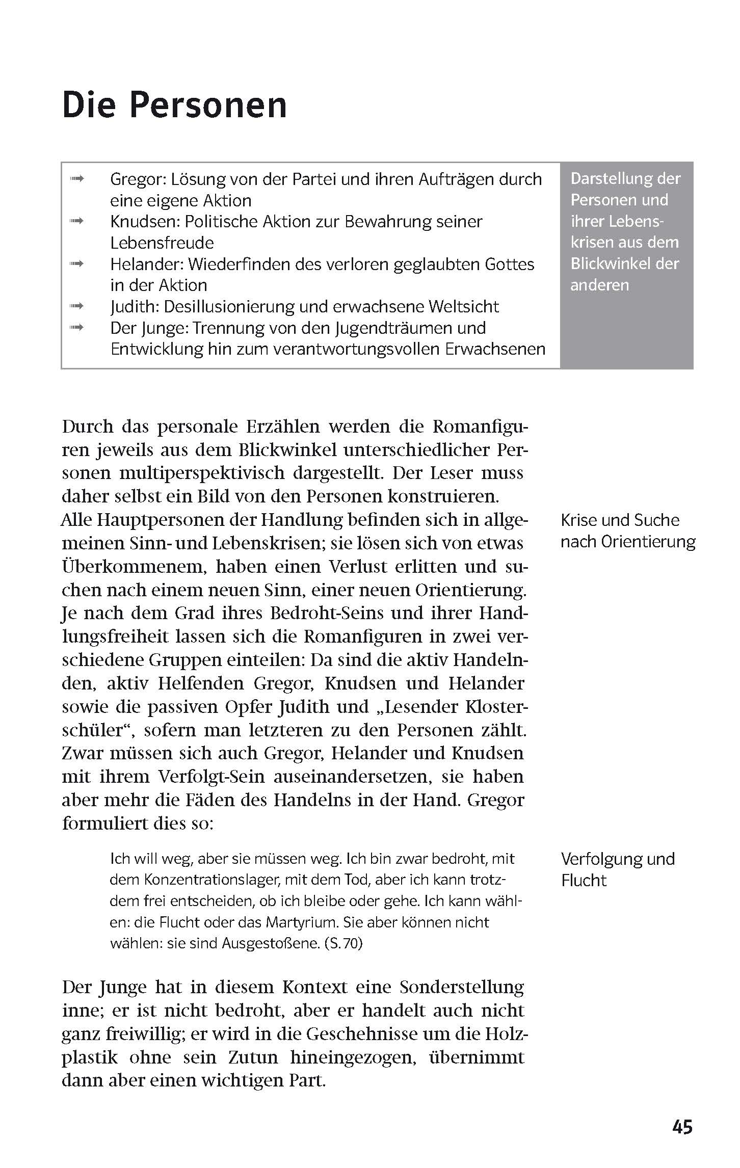 Klett Lektürehilfen Alfred Andersch, Sansibar oder der letzte Grund