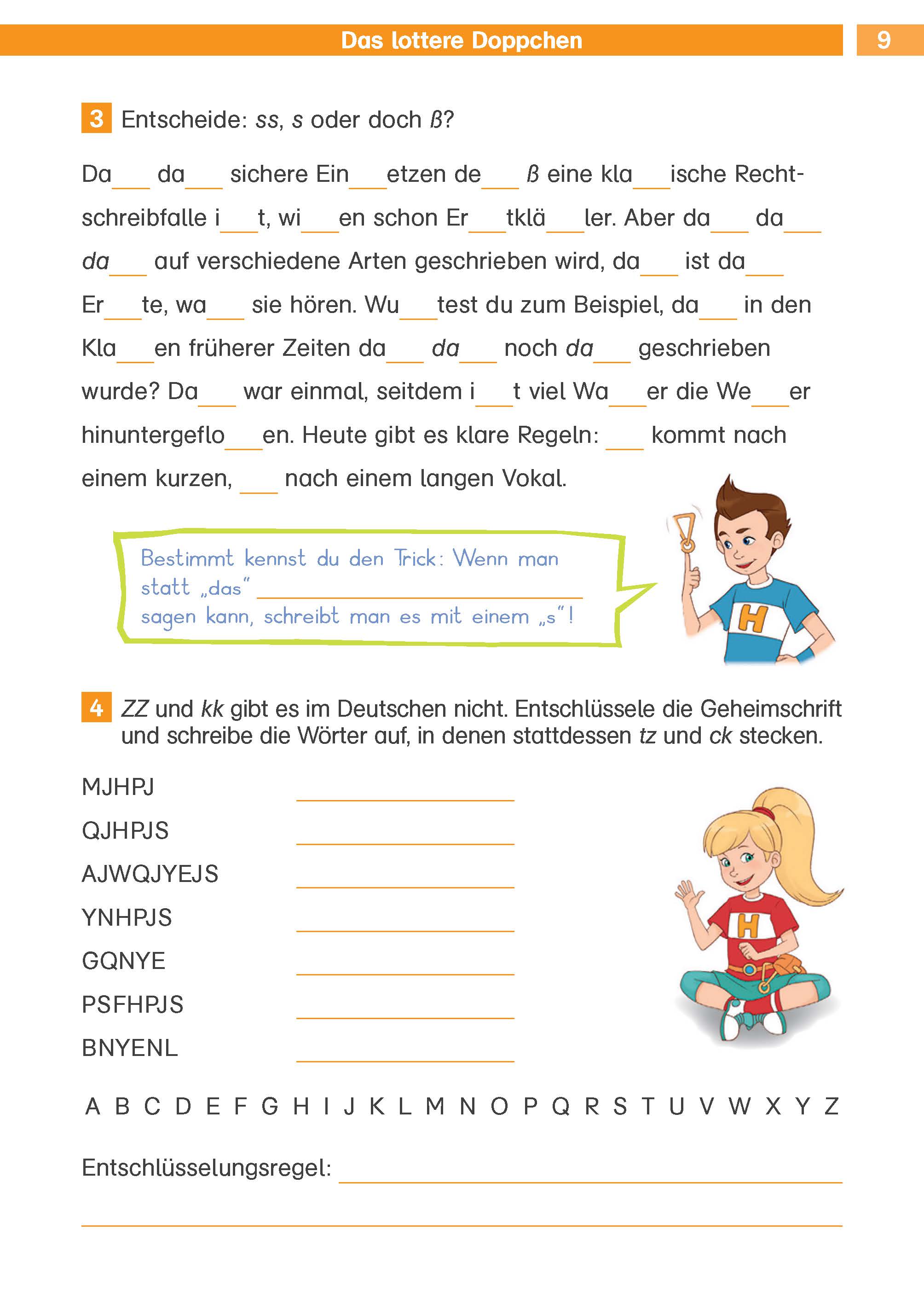 Klett Knobelaufgaben für Deutsch-Helden 4. Klasse