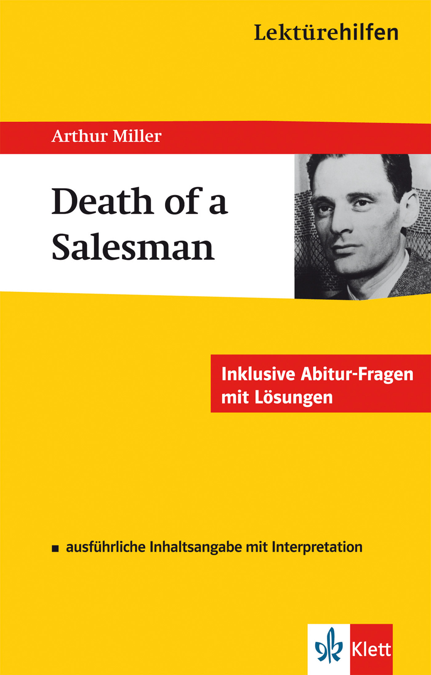 Klett Lektürehilfen Arthur Miller, Death of a Salesman