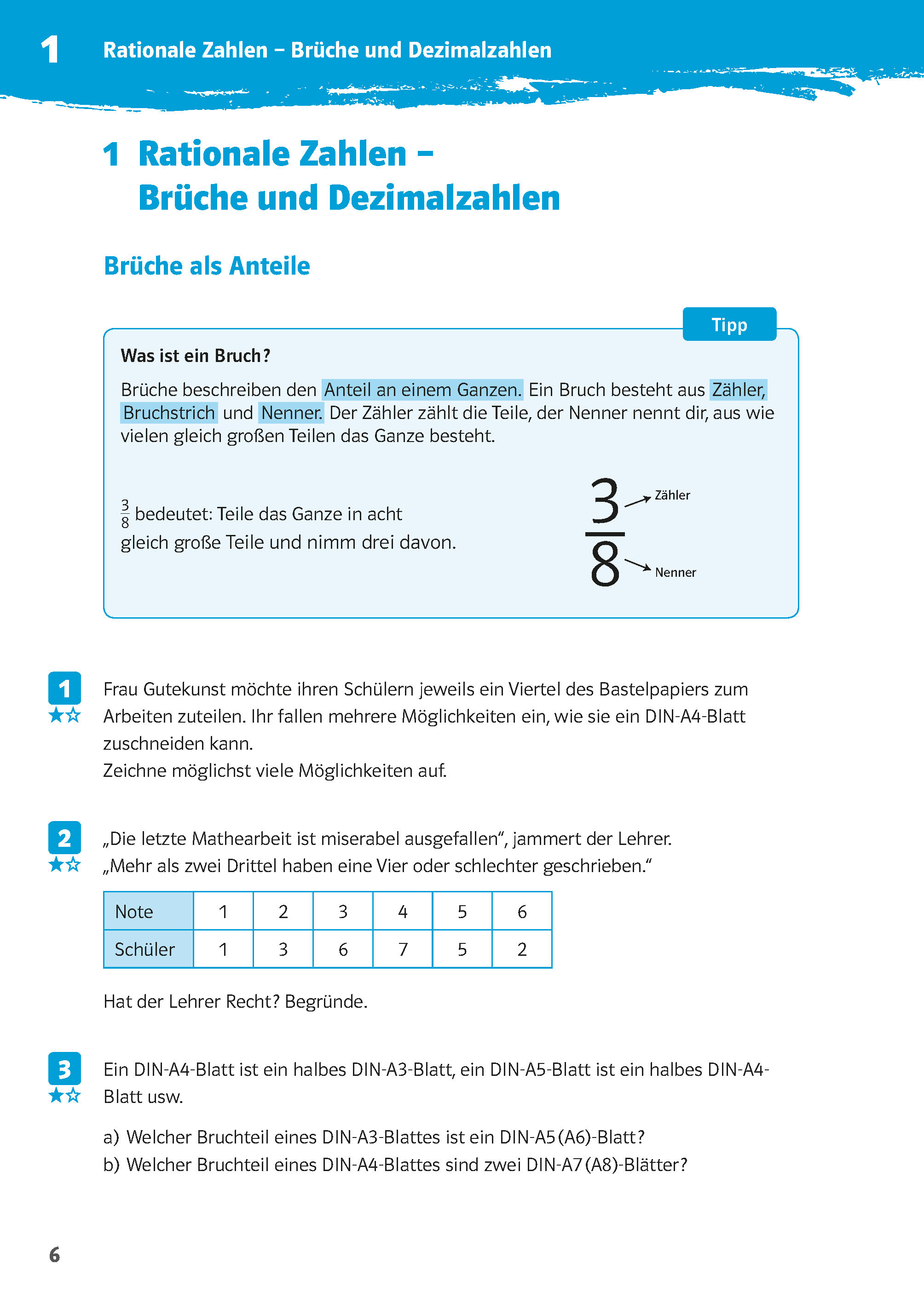 Klett 10-Minuten-Training Mathematik Textaufgaben 6. Klasse