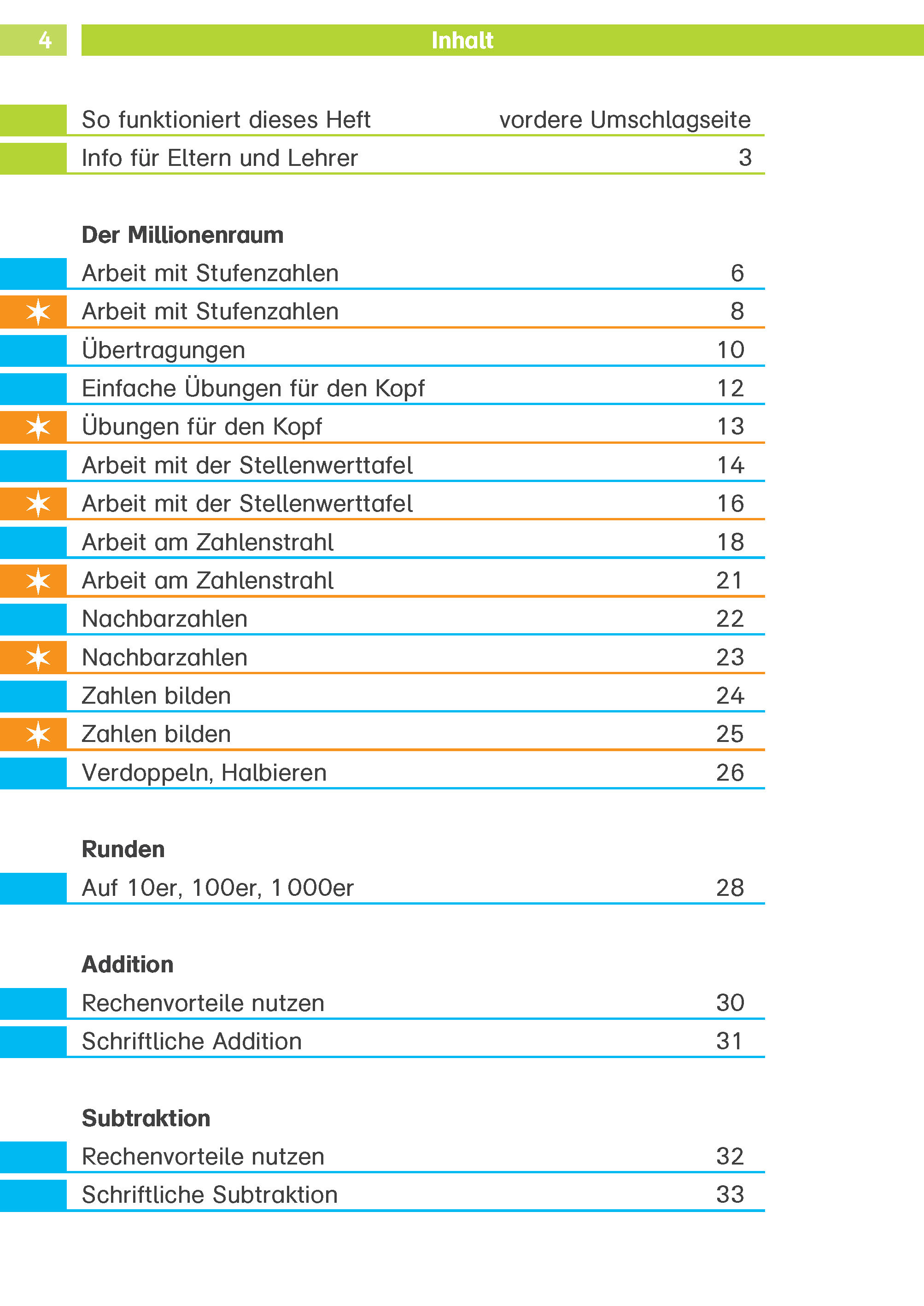 Klett Rechnen bis 1 Million,  4. Klasse