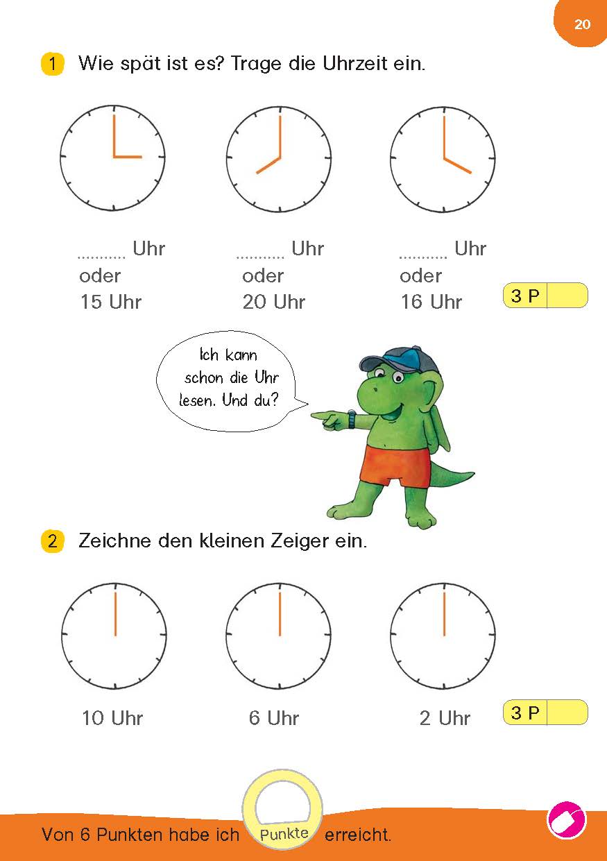 Klett Mein Test-Block Rechnen bis 20, 1. Klasse