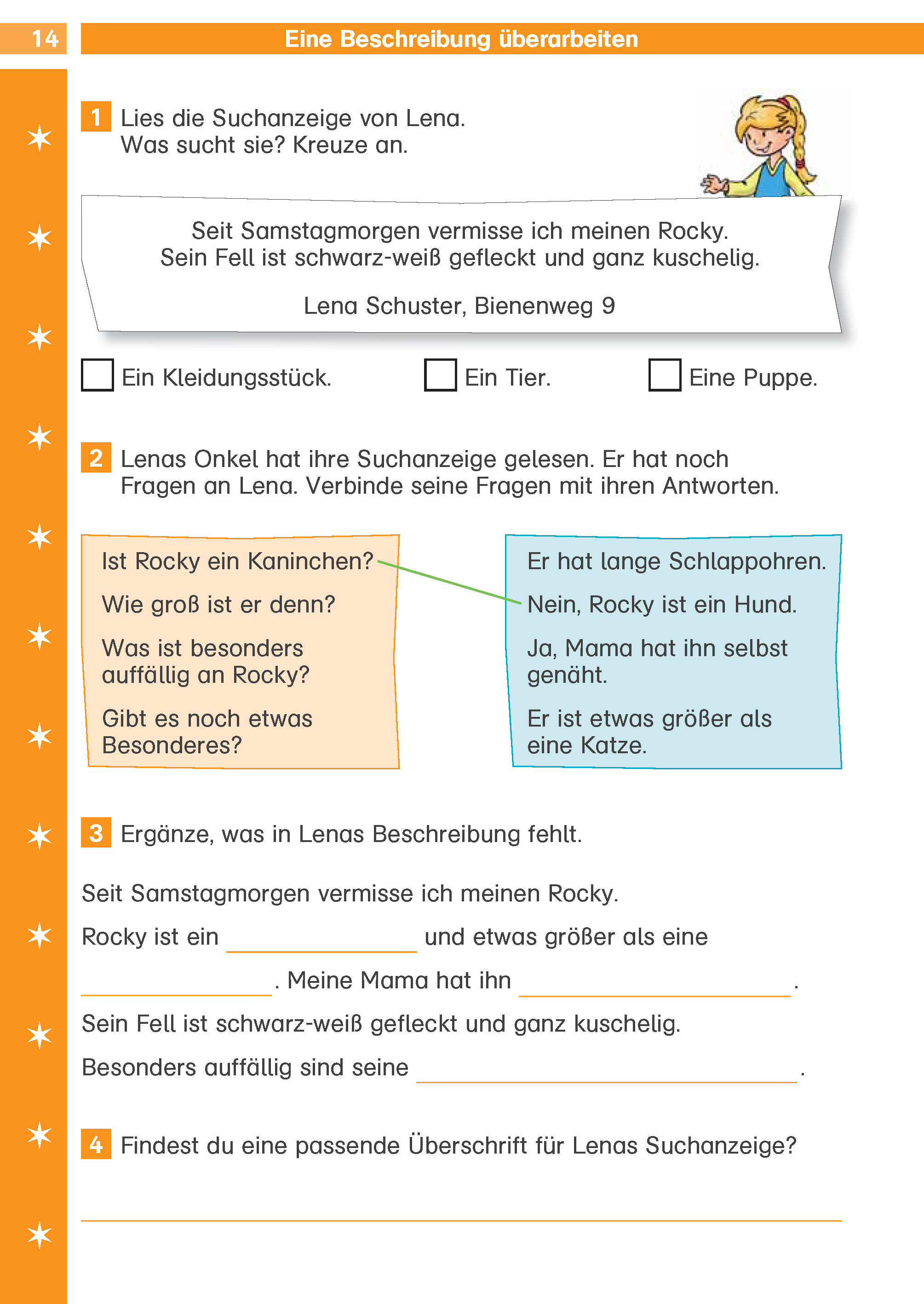 Klett Texte schreiben 2. Klasse