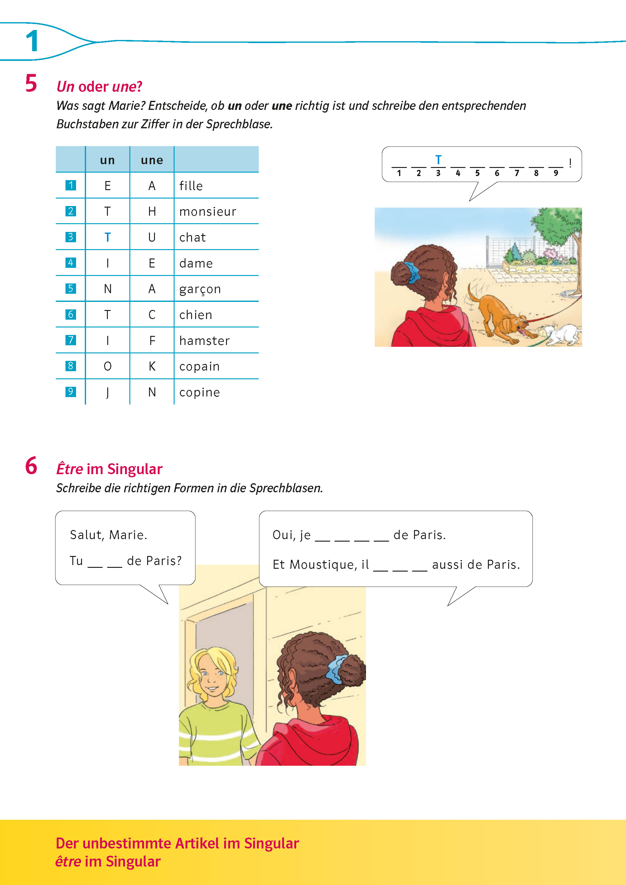 Découvertes 1 Bayern (ab 2017) - Übungsblock zum Schulbuch