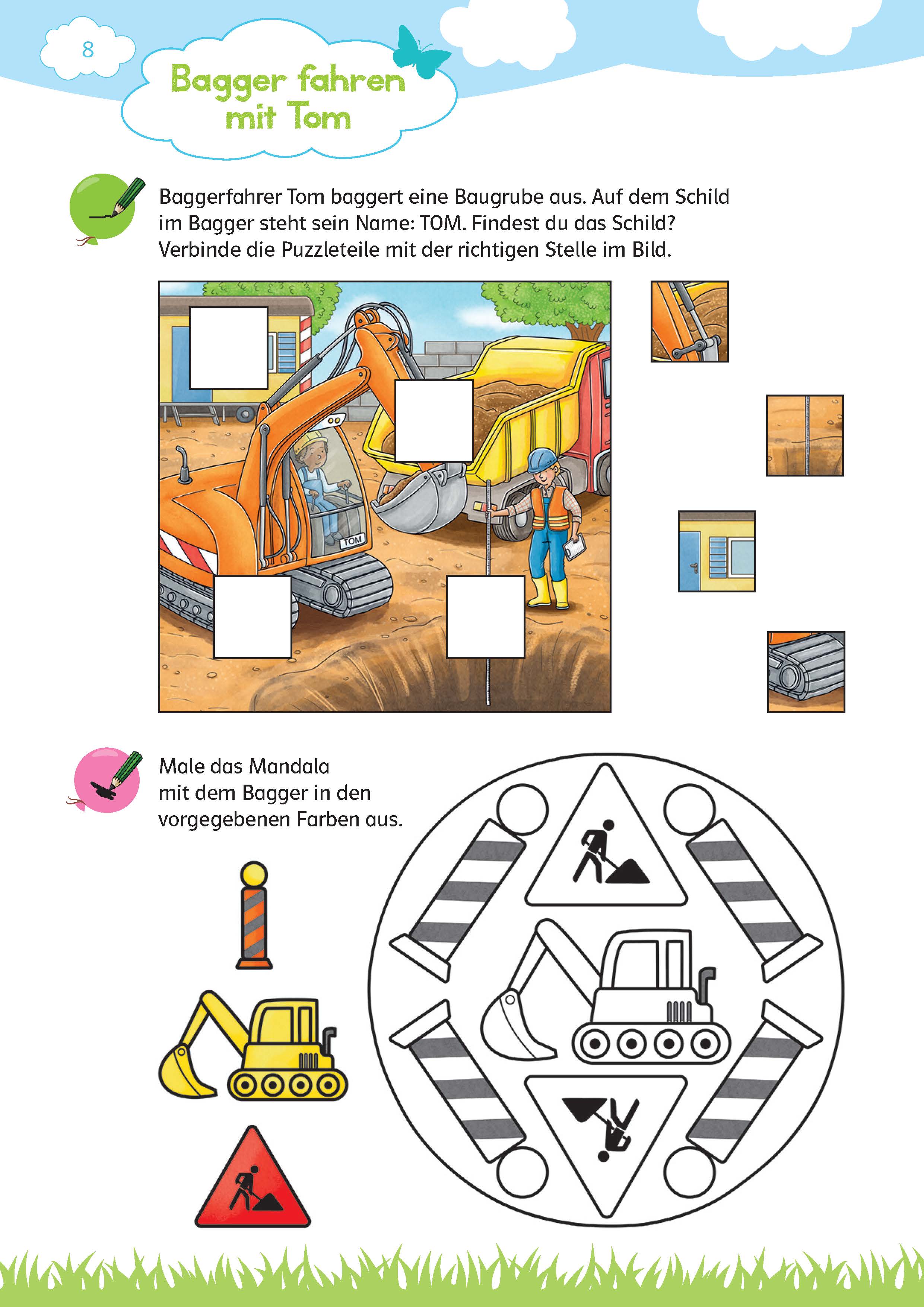 Klett Mein großes buntes Kindergarten-Rätselbuch
