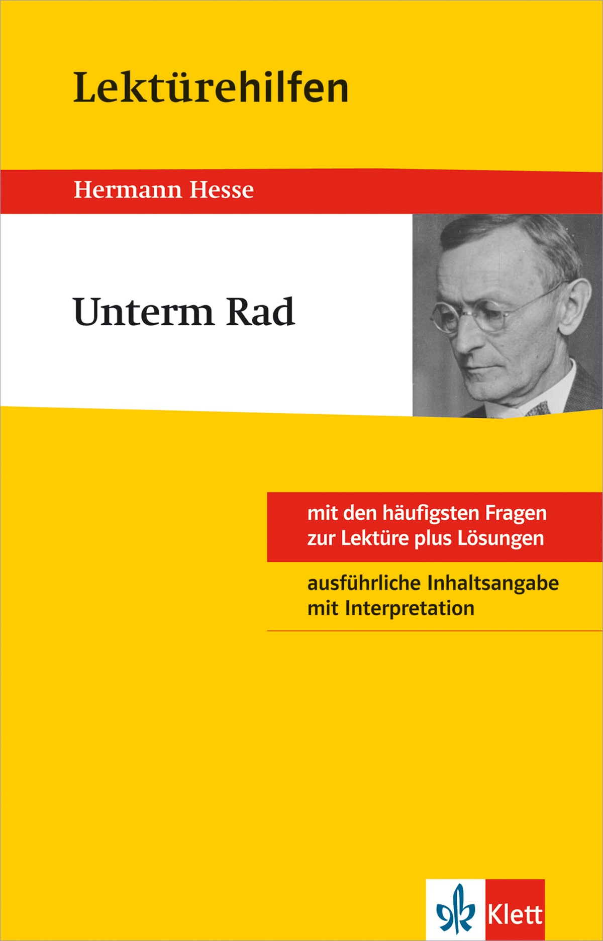 Klett Lektürehilfen Hermann Hesse, Unterm Rad