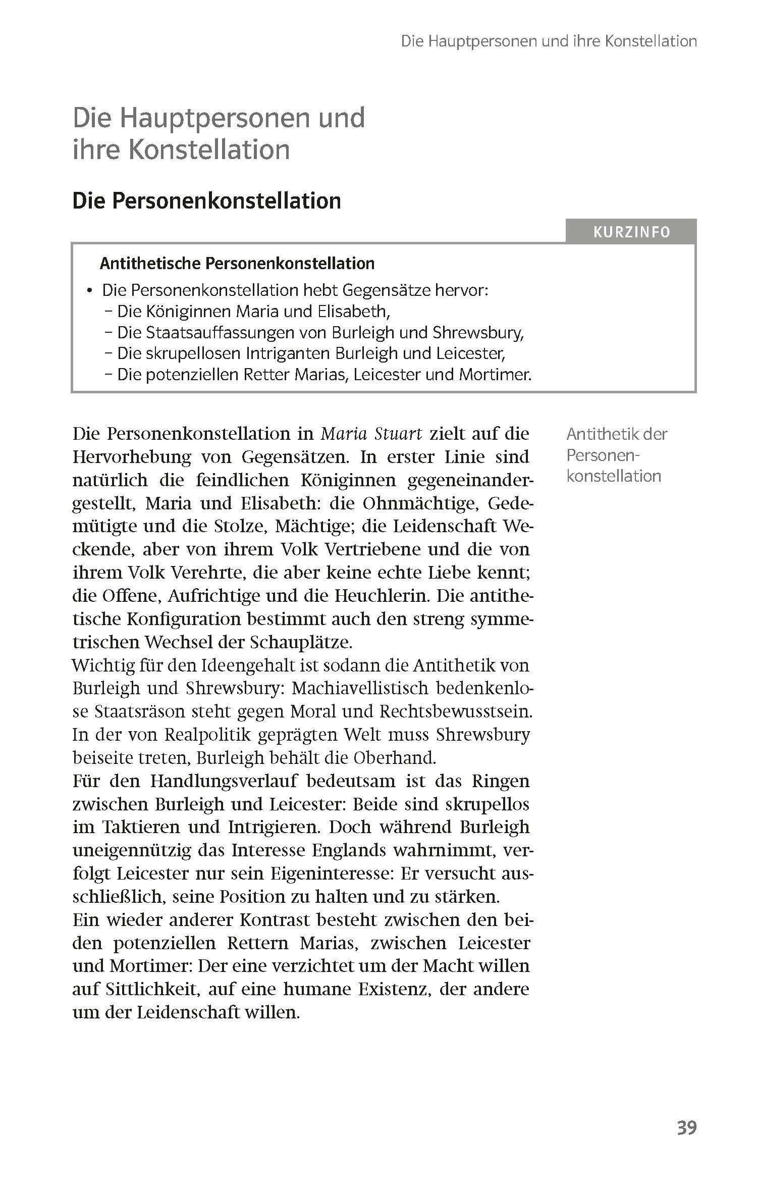 Klett Lektürehilfen Friedrich Schiller, Maria Stuart