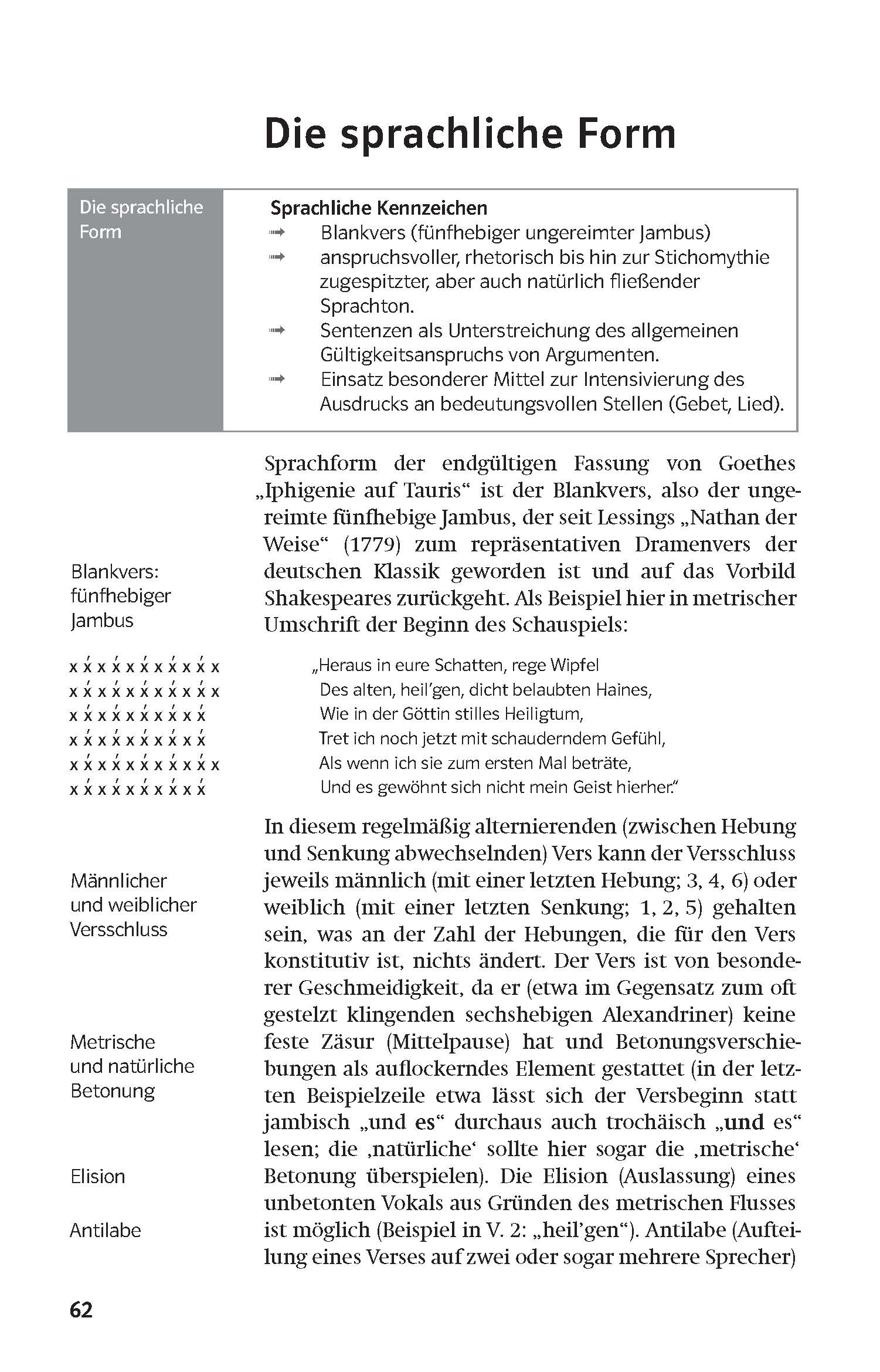 Klett Lektürehilfen Johann W. von Goethe, Iphigenie auf Tauris