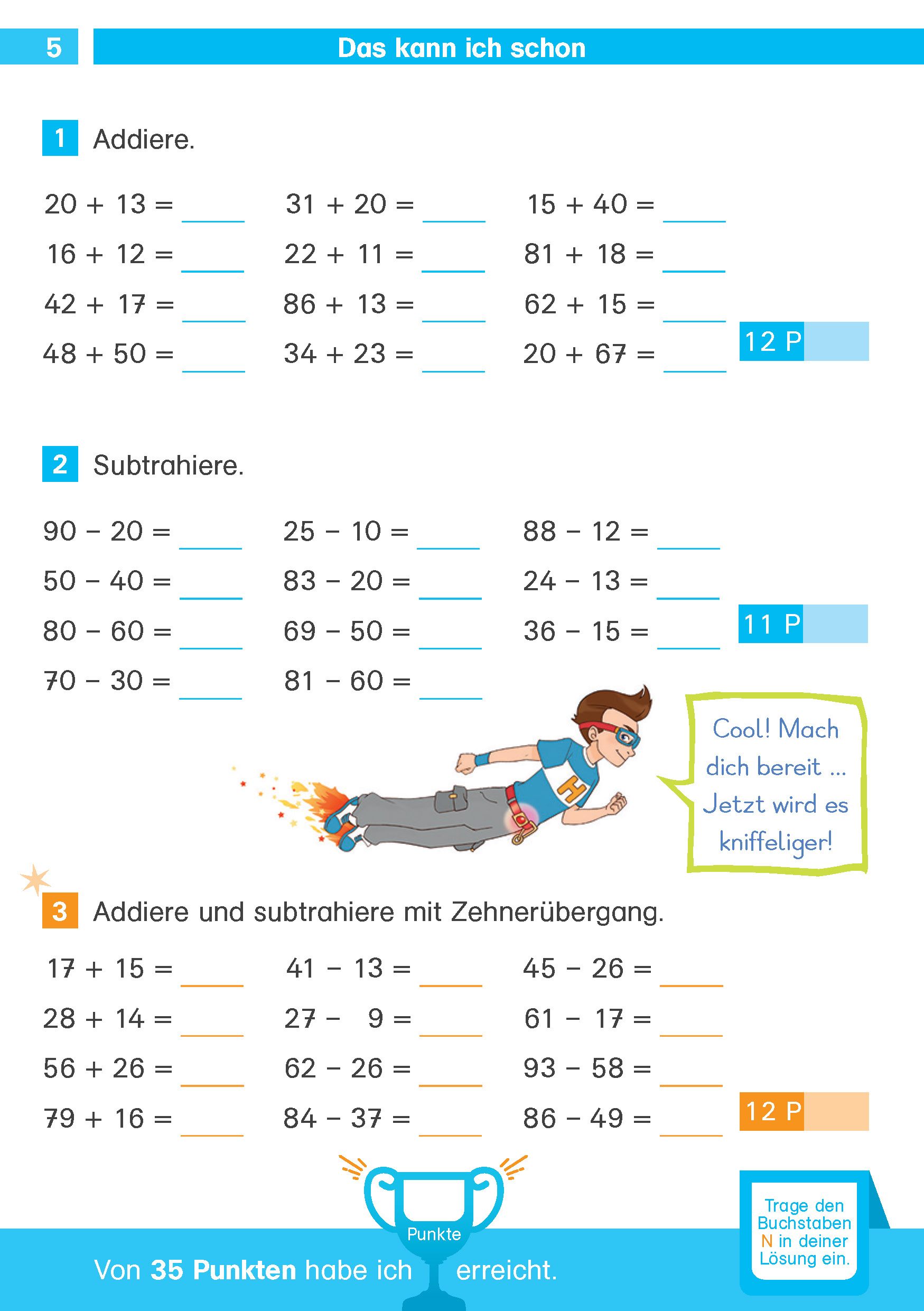 Klett Die Mathe-Helden: Mathe-Testblock So gut bin ich! 3. Klasse