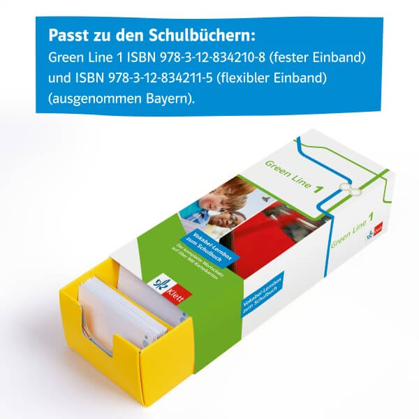 Klett Green Line 1 G8 und G9 Klasse 5 - Vokabel-Lernbox zum Schulbuch