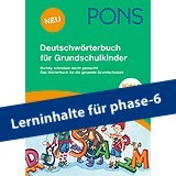 Schreiben lernen mit dem PONS Deutschwörterbuch für Grundschulkinder