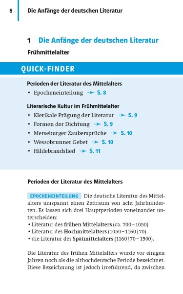 Klett Kompakt-Wissen Deutsch Literaturgeschichte